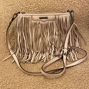 Rebecca Minkoff Pink Fringe Crossbody